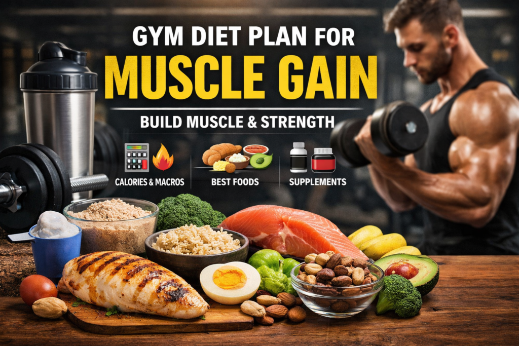 gym diet plan for muscle gain