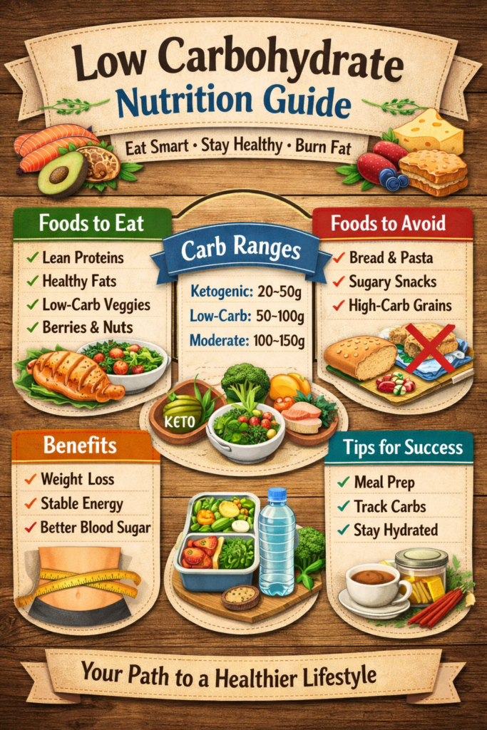 low carbbohydrate nutrition